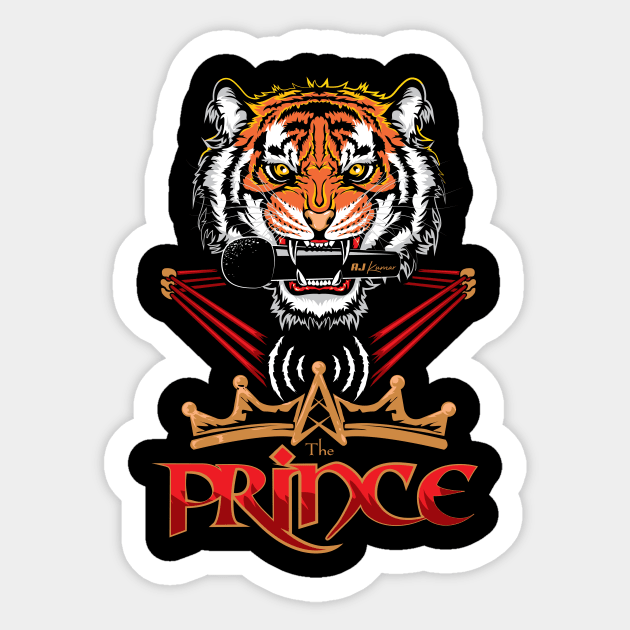 Prince AJ Kumar Sticker by SpinHeelKickPod